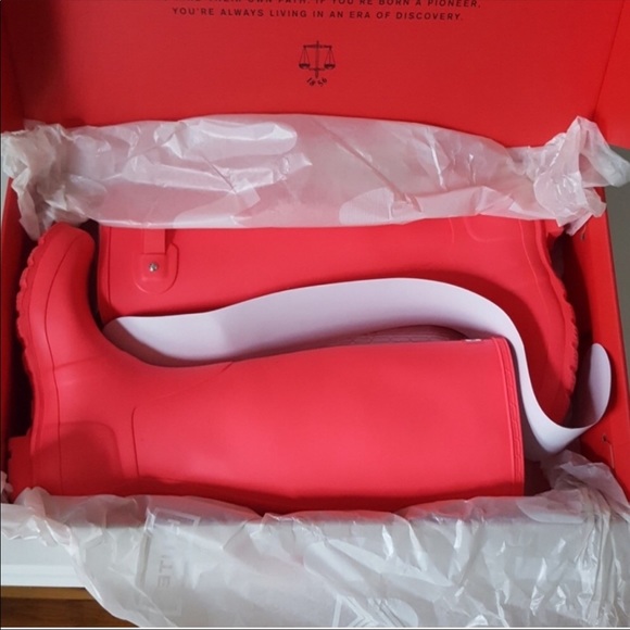 HUNTER original tall pink barbie hyper boots - Picture 7 of 7